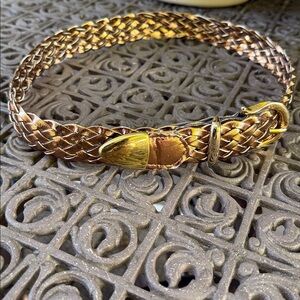 Vintage Braided Bronze Belt women’s Size 28